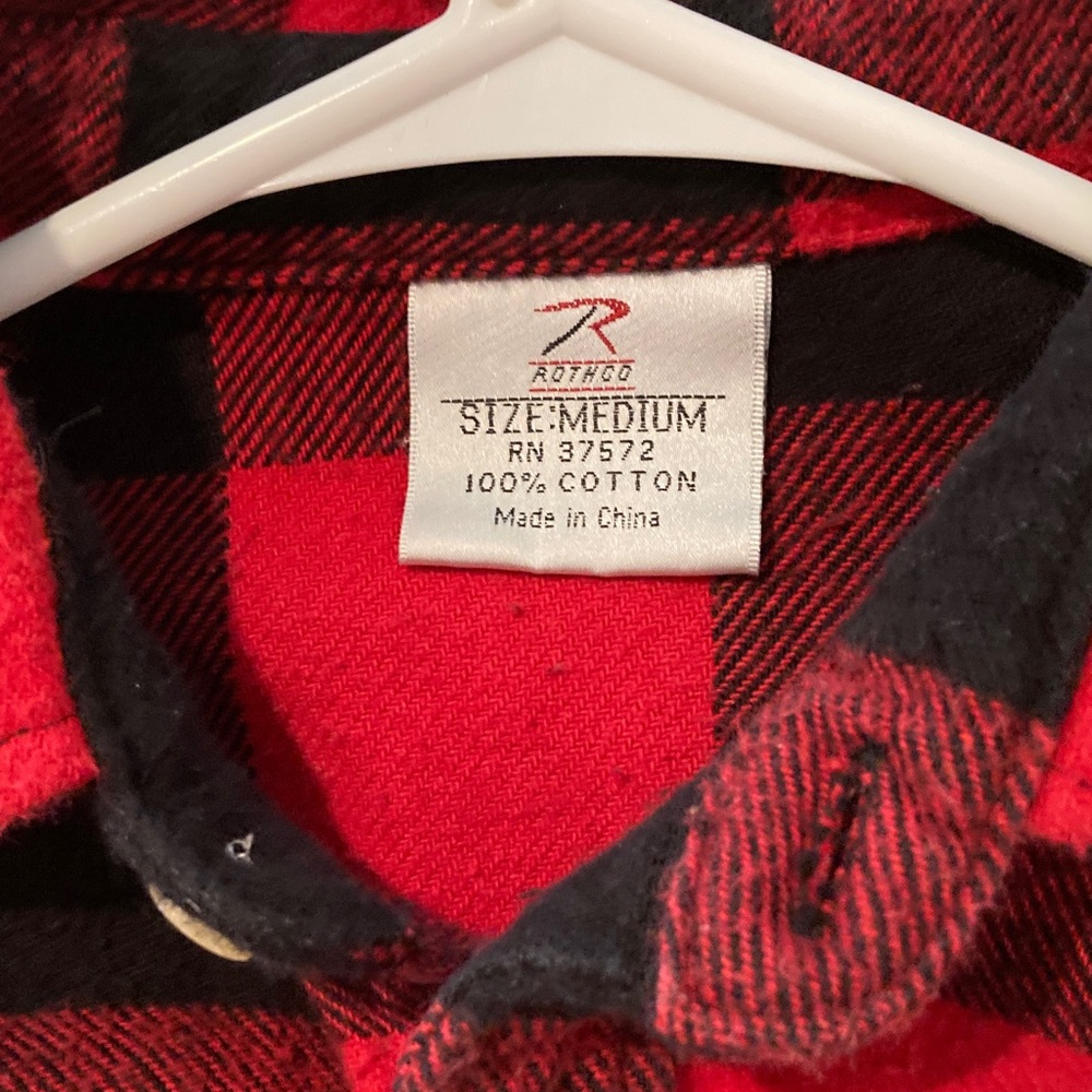 Rothco Red and Black Checkered Shirt